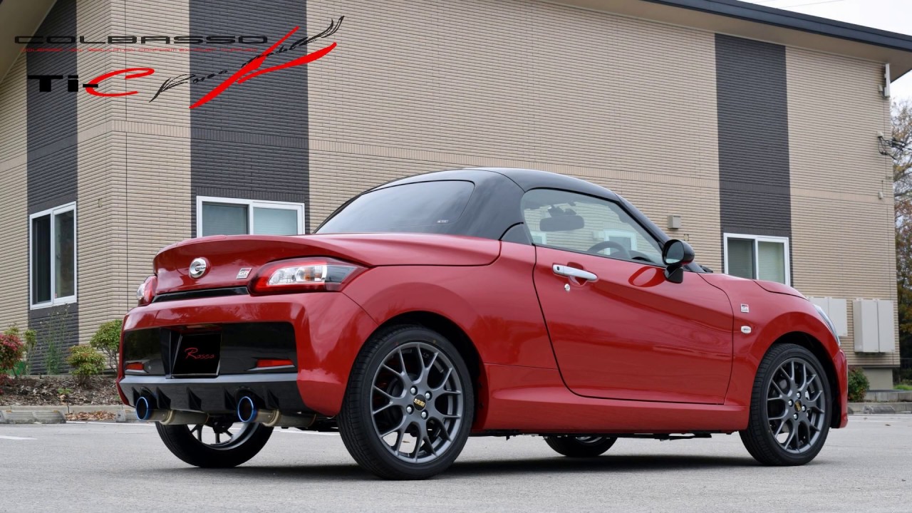 コペンGRスポーツ　マフラー LA400A LA400K ロッソモデロ マフラーサウンド 聴き比べ COPEN 純正音あり GR SPORT