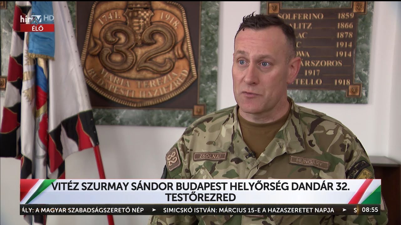 Vitéz Szurmay Sándor Budapest helyőrség dandár 32. testőrezred - HÍR TV