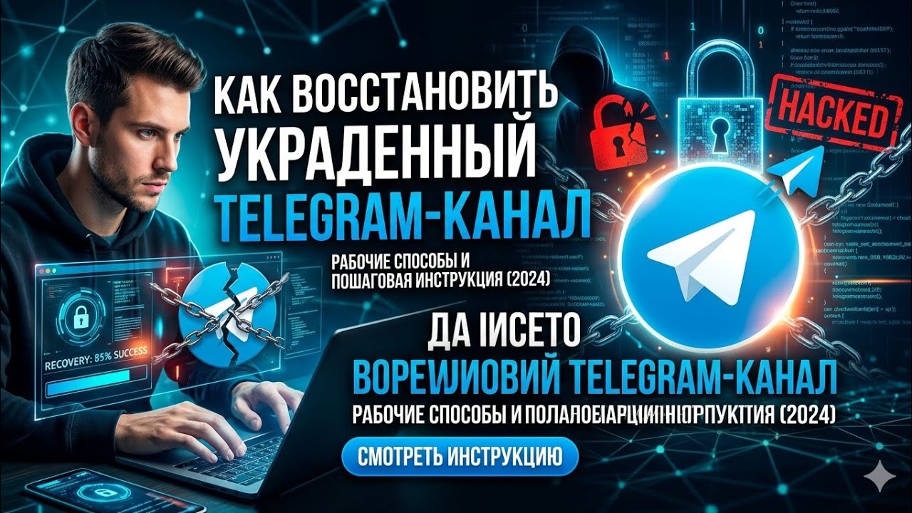 Как вернуть взломанный аккаунт Telegram и выкинуть злоумышленника с аккаунта! 