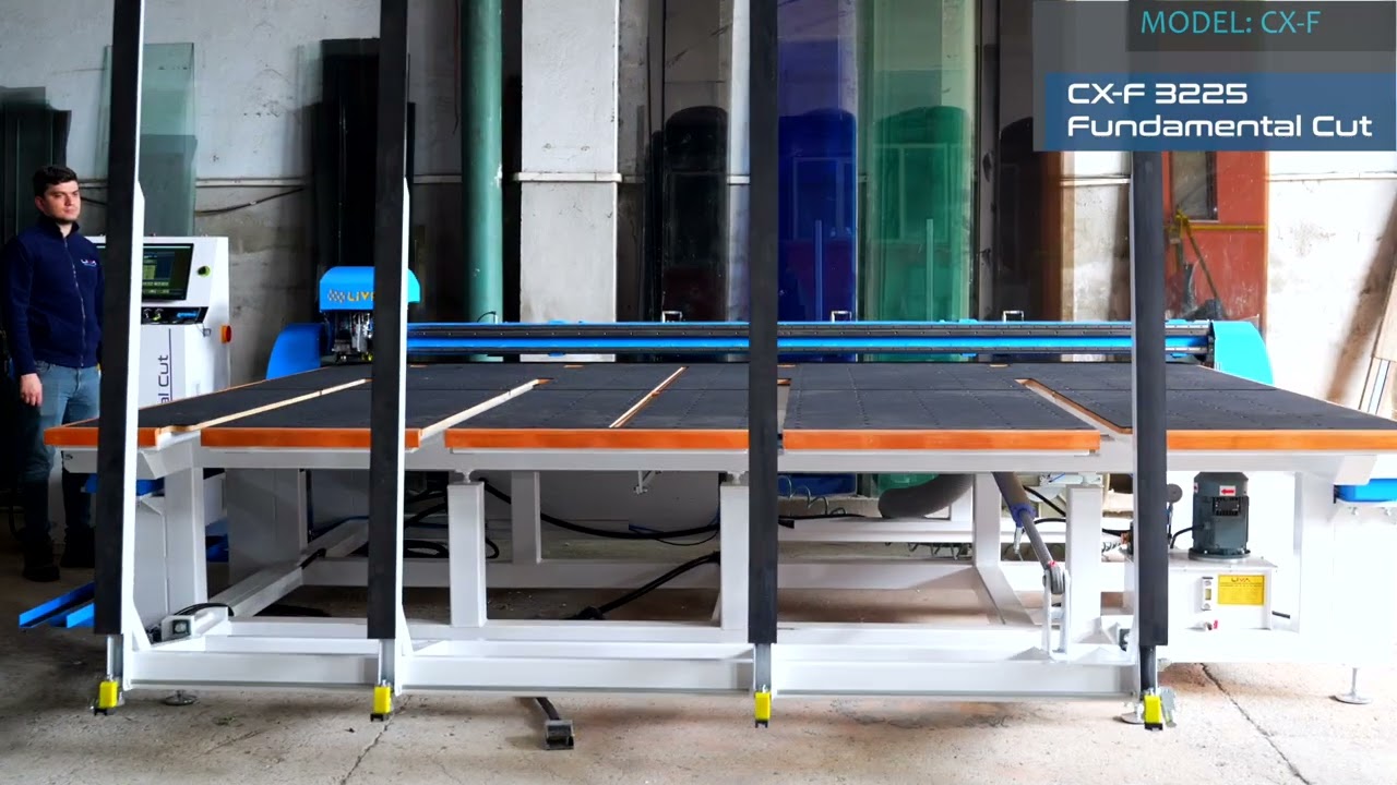 Liva Cam Makine Cam Kesim Masası-Glass Cutting Table -Liva Cam Makine