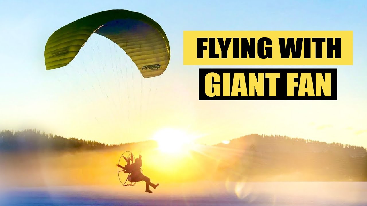 This is POWERED PARAGLIDING