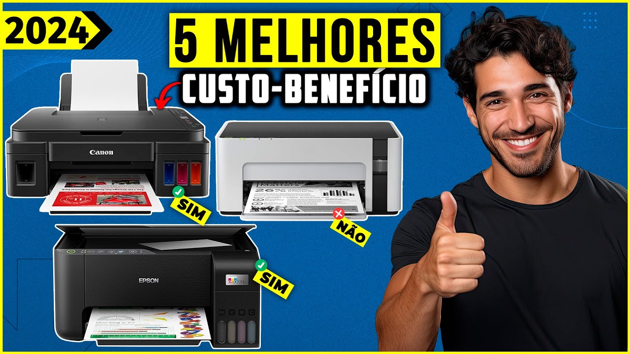 AS 5 MELHORES IMPRESSORA CUSTO BENEF&Iacute;CIO DE 2024!