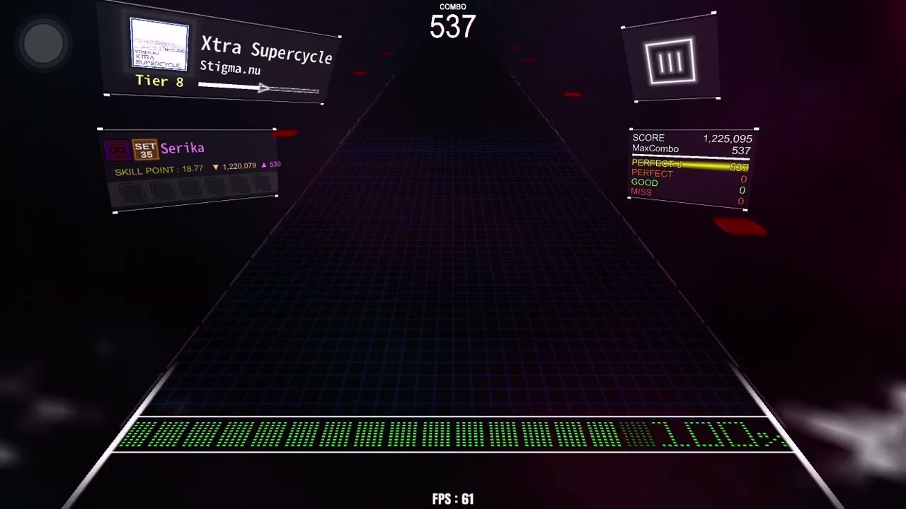 Xtra Supercycle / Tier 8 / DanceRail3 譜面確認