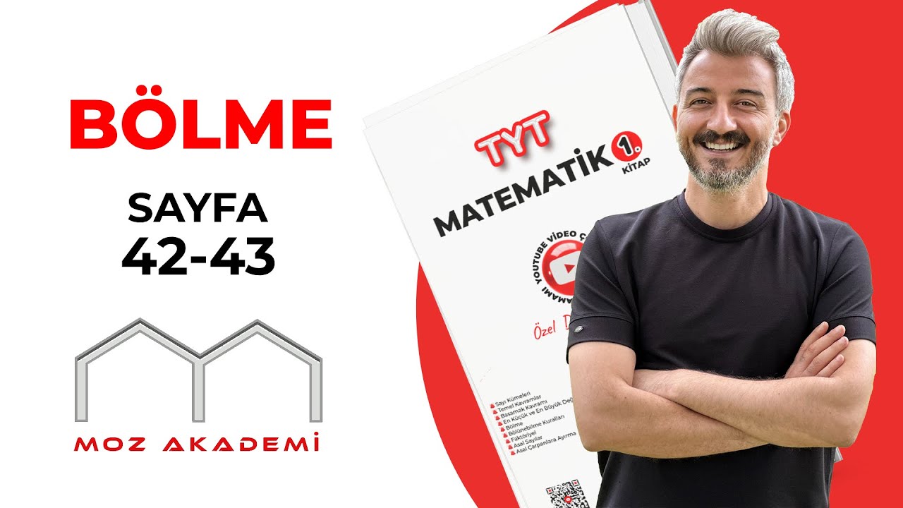 TYT MATEMATİK l   14.Video l Sayfa [42-43] l Bölme l    MOZAKADEMİ 2025