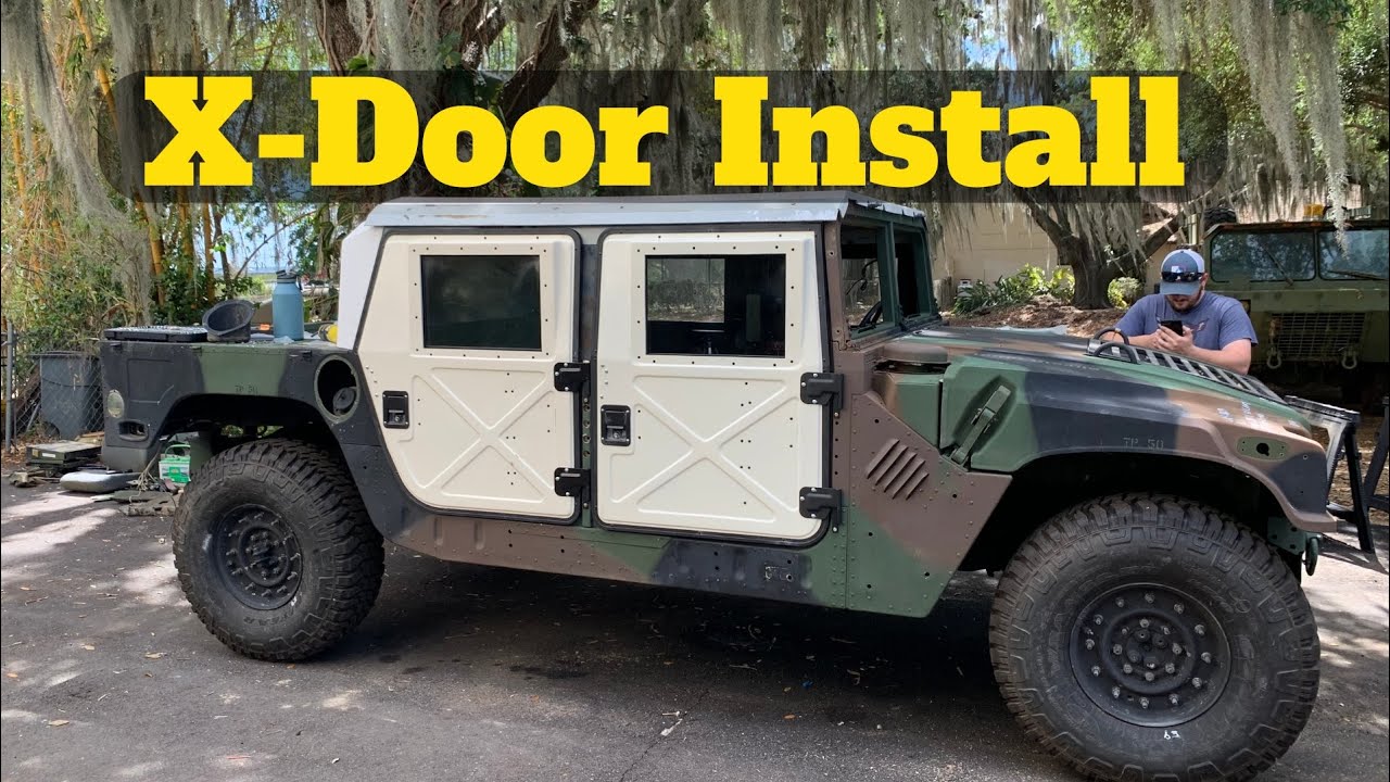 Установка дверей и жесткого верха для HMMWV M1123 Aftermarket X
