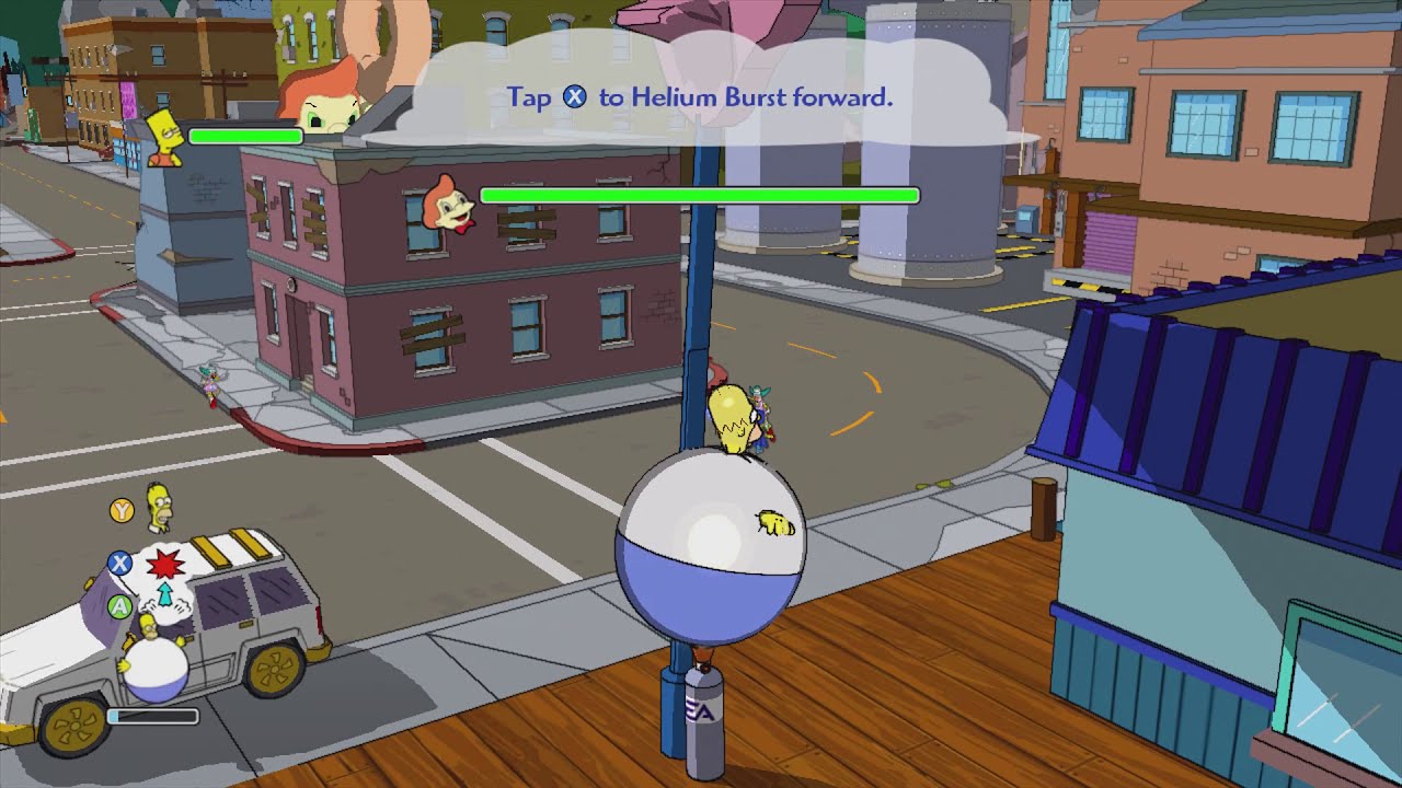 The Simpsons Game Demo (Xbox 360, 2007) - Complete Playthrough