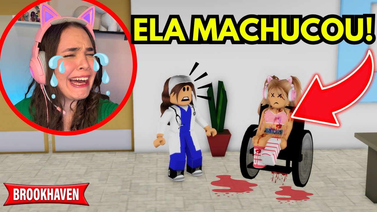 A MINI VICK se MACHUCOU na VIAGEM em BROOKHAVEN! 😱