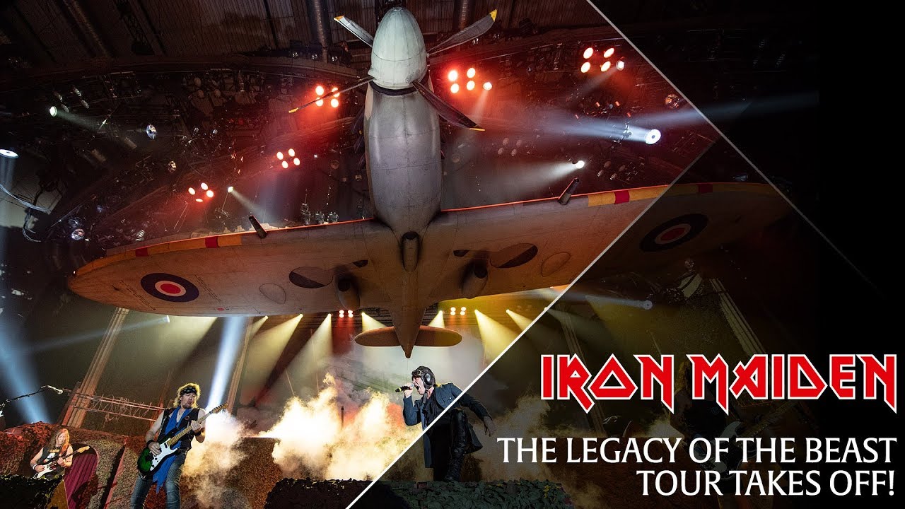 Iron Maiden - First night of the Legacy Of The Beast Tour