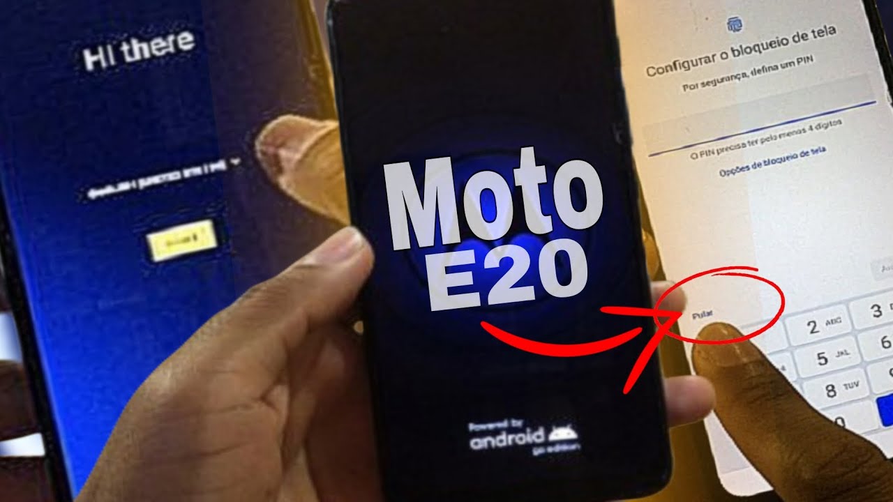 Moto E20 - Como Remover Conta Google Moto E20 sem PC [2024]