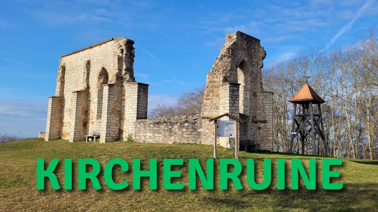 Wanderung bei Heidenheim - Hohlweg und Ruinenkirche
