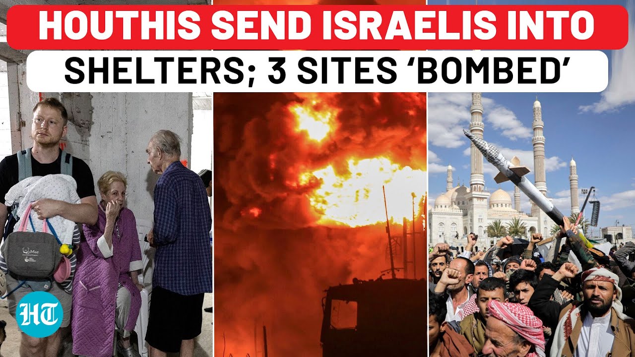 Huge Houthi Attack On Eve Of Jewish Holiday; Panicked Israelis Run To Shelters, 3 Sites ‘Bombed’