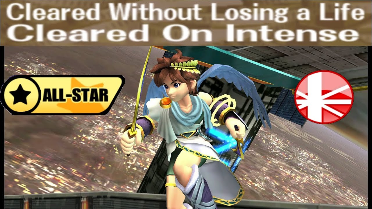 Super Smash Bros. Brawl: All-Star Mode on Intense with Pit
