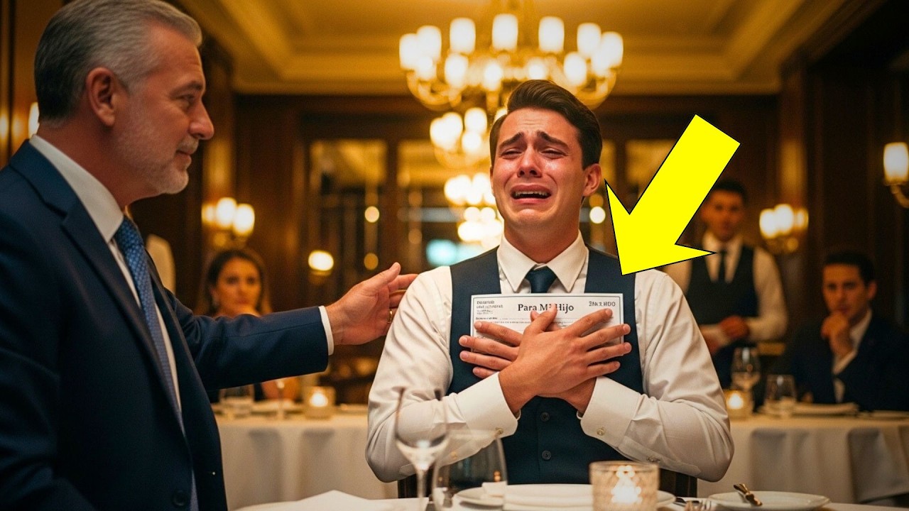 Un Camarero Leyó El Cheque Del Millonario: 
