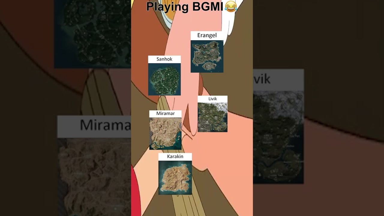 Choosing Maps in Pubg or BGMI 😁😂 #shorts #shortsvideo #youtubeshorts #maps #erangel #pubg #bgmi