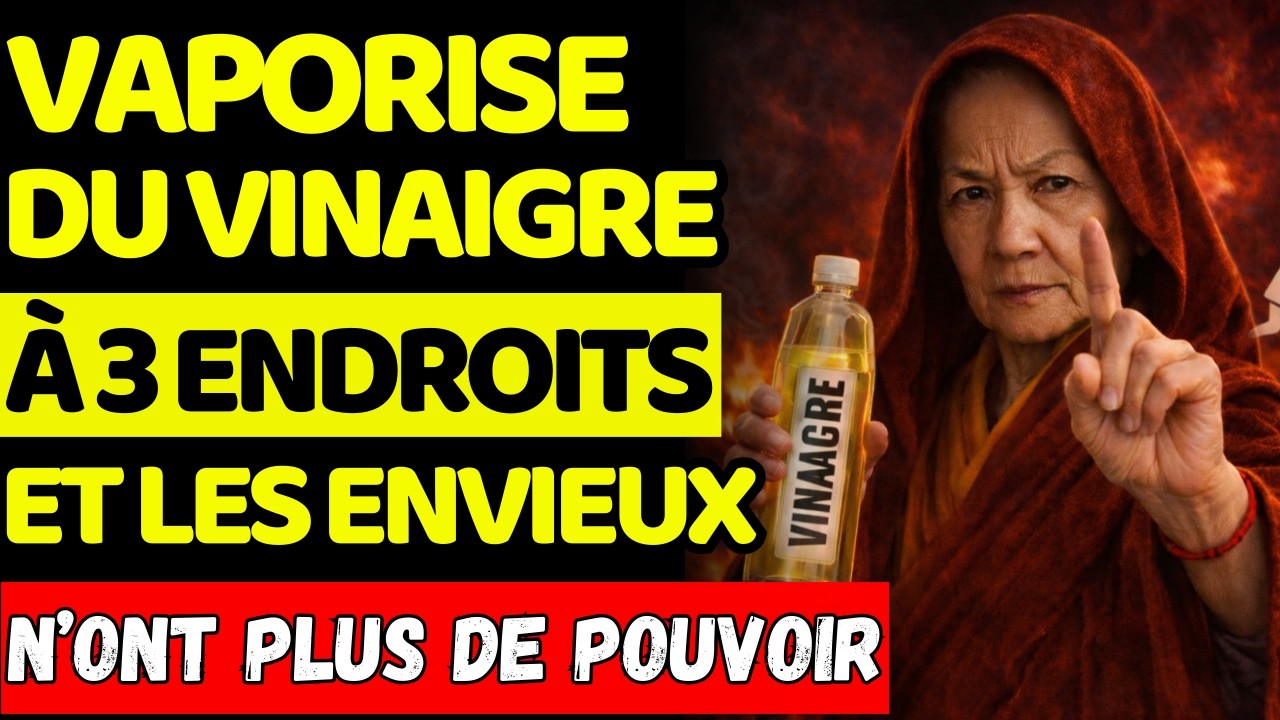 3 endroits secrets avec du vinaigre : l’argent vient à toi