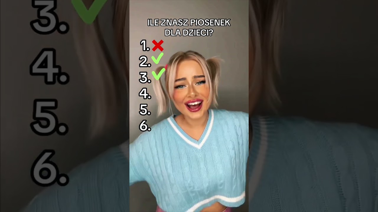 ILE ZNASZ PIOSENEK DLA DZIECI?👧 🧒