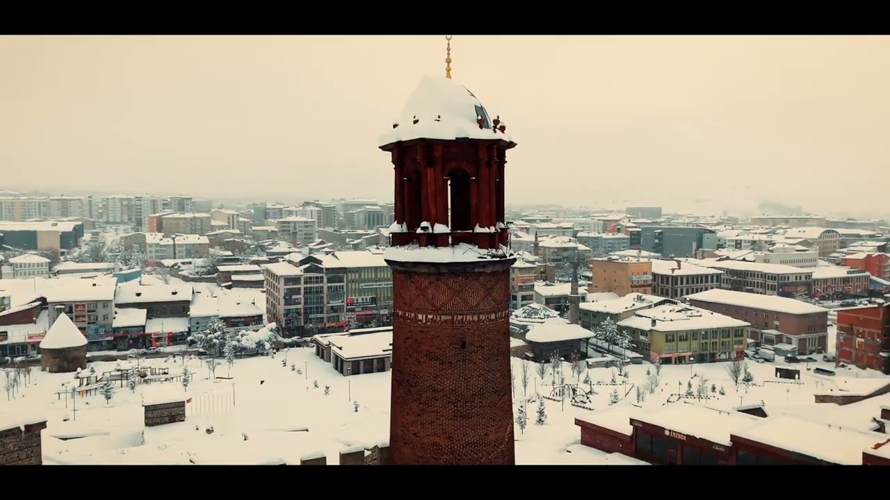 Erzurum’un Sert Soğuğu, Muazzam Görüntüsü!
