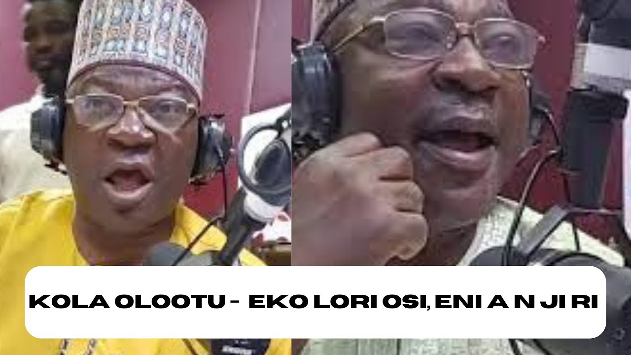 Eko lori Osi, Eni a n ji ri (A lesson for all) - Kola Olootu
