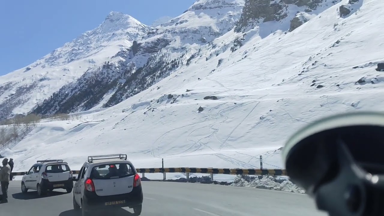 3 vlog 😱 snow ride Manali to atal tunnel 🌄😱👍