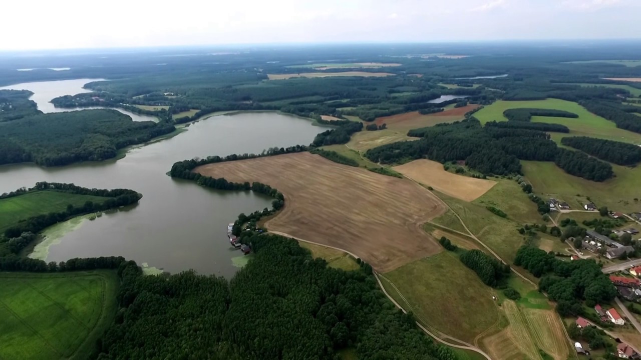 Seenplatte von oben  - Wustrow