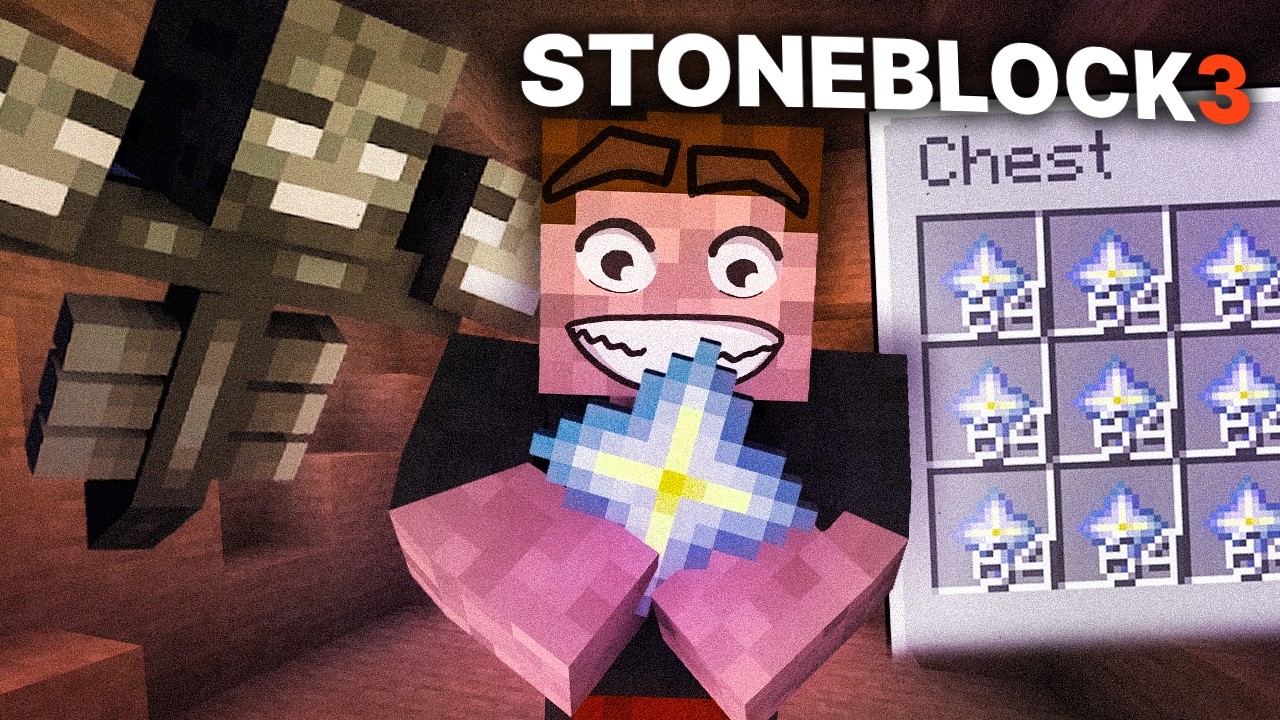 Więc Zrobiłem Farmę Witherów... ⭐ - Minecraft Caveblock 3 | Część 6