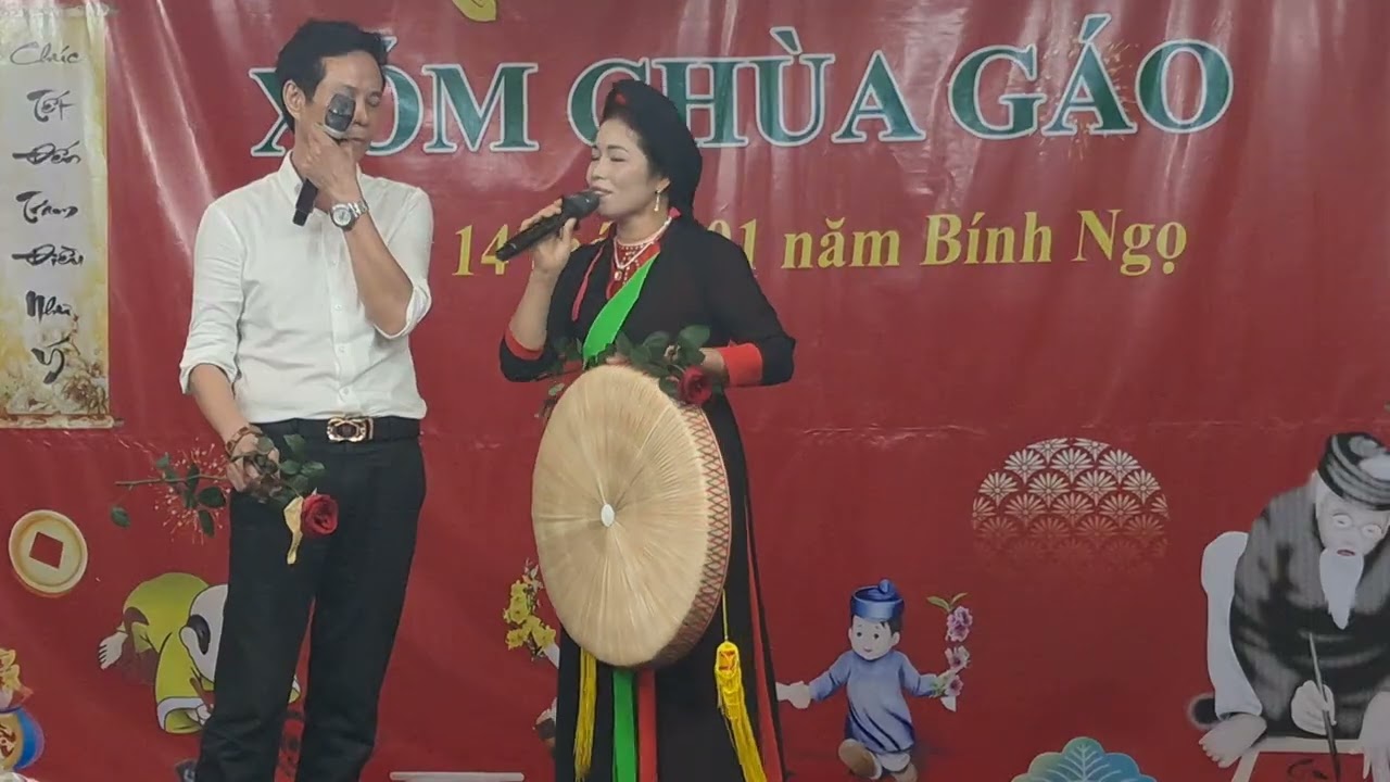 Lễ hội chùa xóm gáo ck ba quan mời chầu thu hiền đăng khoa