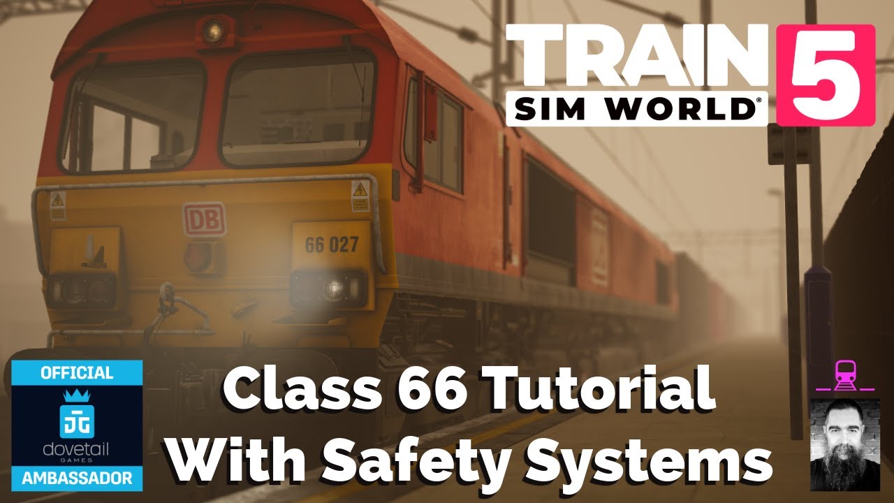 TSW5 Setup and Drive The Class 66 in DB Red on West Coast Main Line WCML