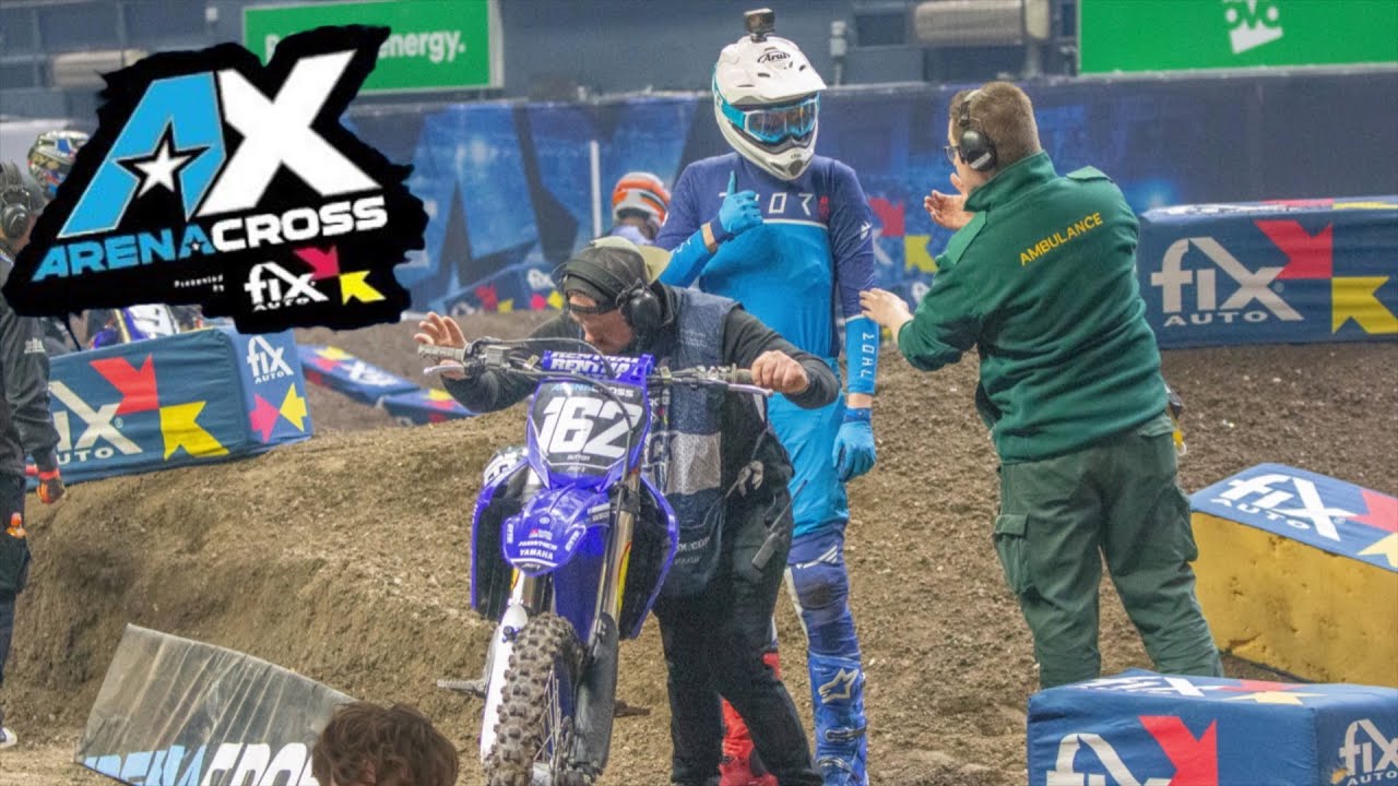 CRAZY RACING AND CRASHES - ARENACROSS UK FINAL SHOWDOWN AT WEMBLEY!!