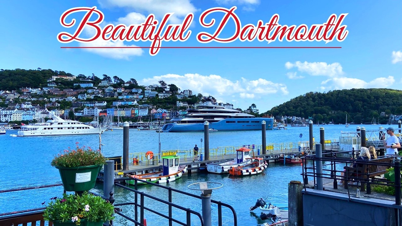 Beautiful Dartmouth & Royal Regatta 2024. 4k.