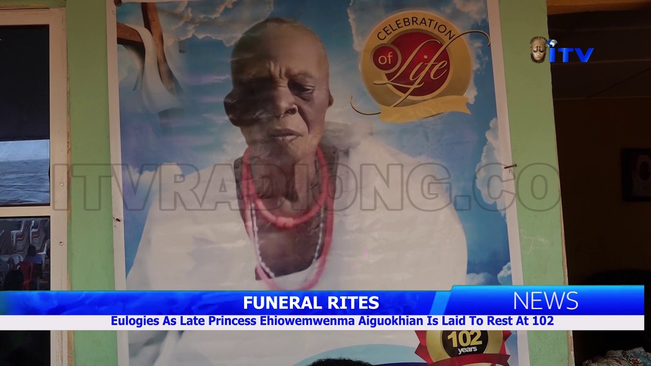 FUNERAL RITES: Eulogies As Late Princess Ehiowemwenma Aiguokhian Is Laid To Rest At 102