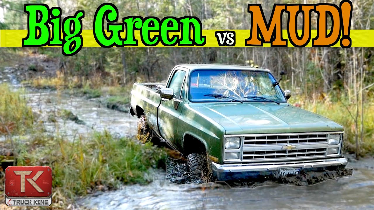 Big Green Takes On the Wet & Muddy Hydroline! Watch my 1985 Chevy K10 Shame a Power Wagon