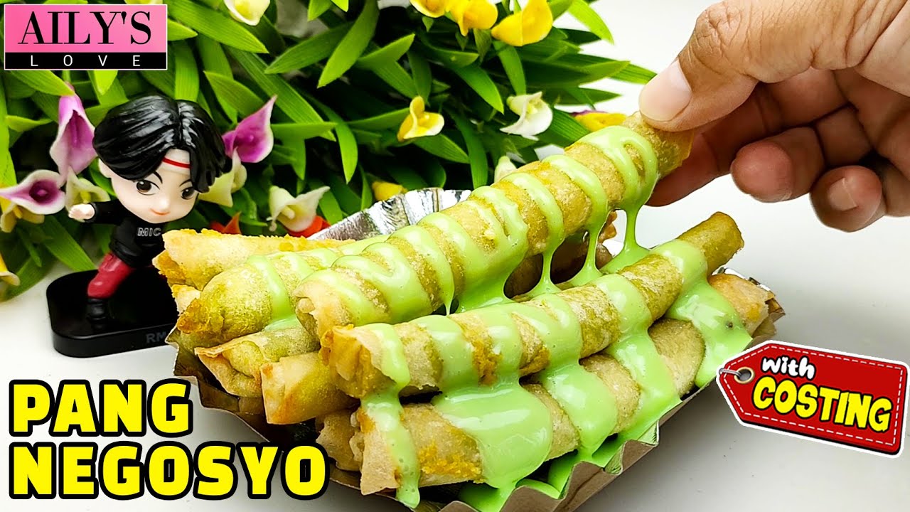 Sweet Kamote Turon - Patok Na Pangnegosyo, Pandan Flavor!