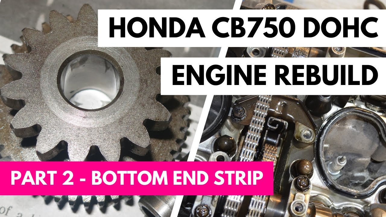 Honda CB750 DOHC — пошаговый ремонт двигателя — Эп2