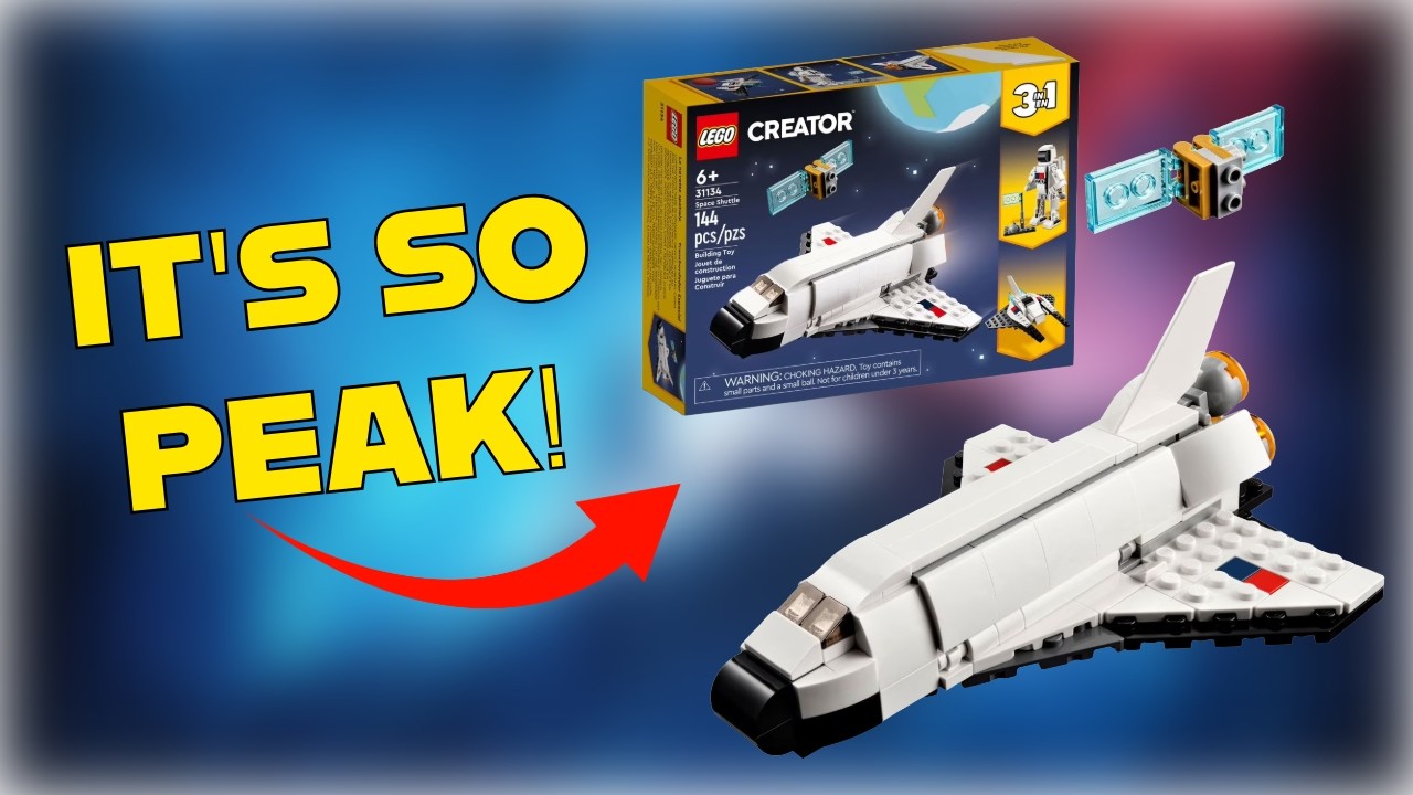 LEGO Creator 3-in-1 Space Shuttle Build (Full Speed Build)