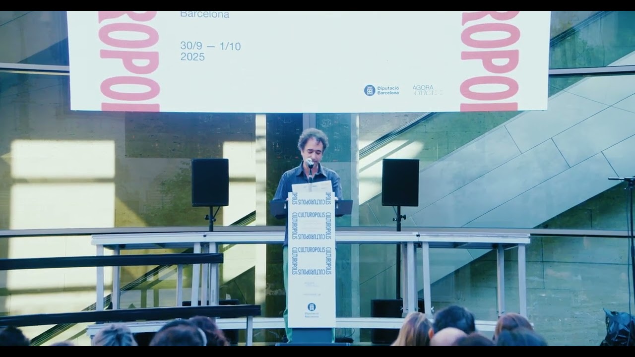 Culturopolis 2025 - Manifest a partir de la Declaració de Barcelona - (amb la mirada de Martí Sales)