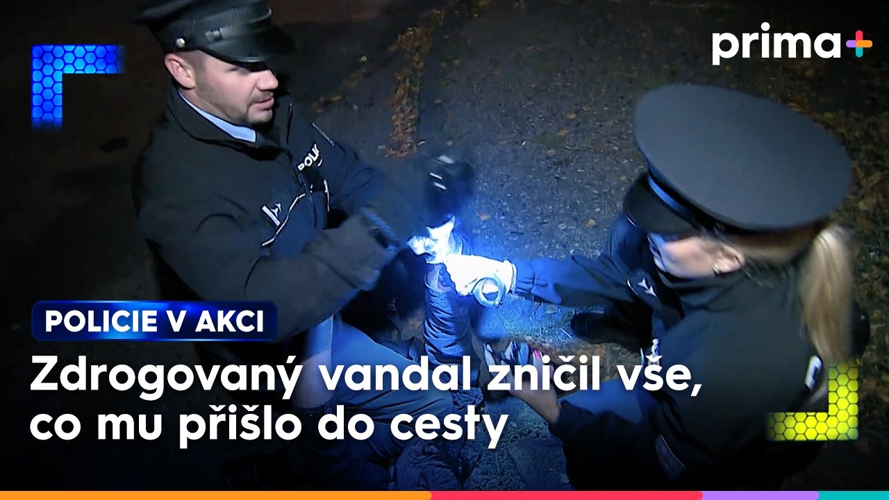 Výtržnictví a ničení majetku pod vlivem drog | Policie v akci