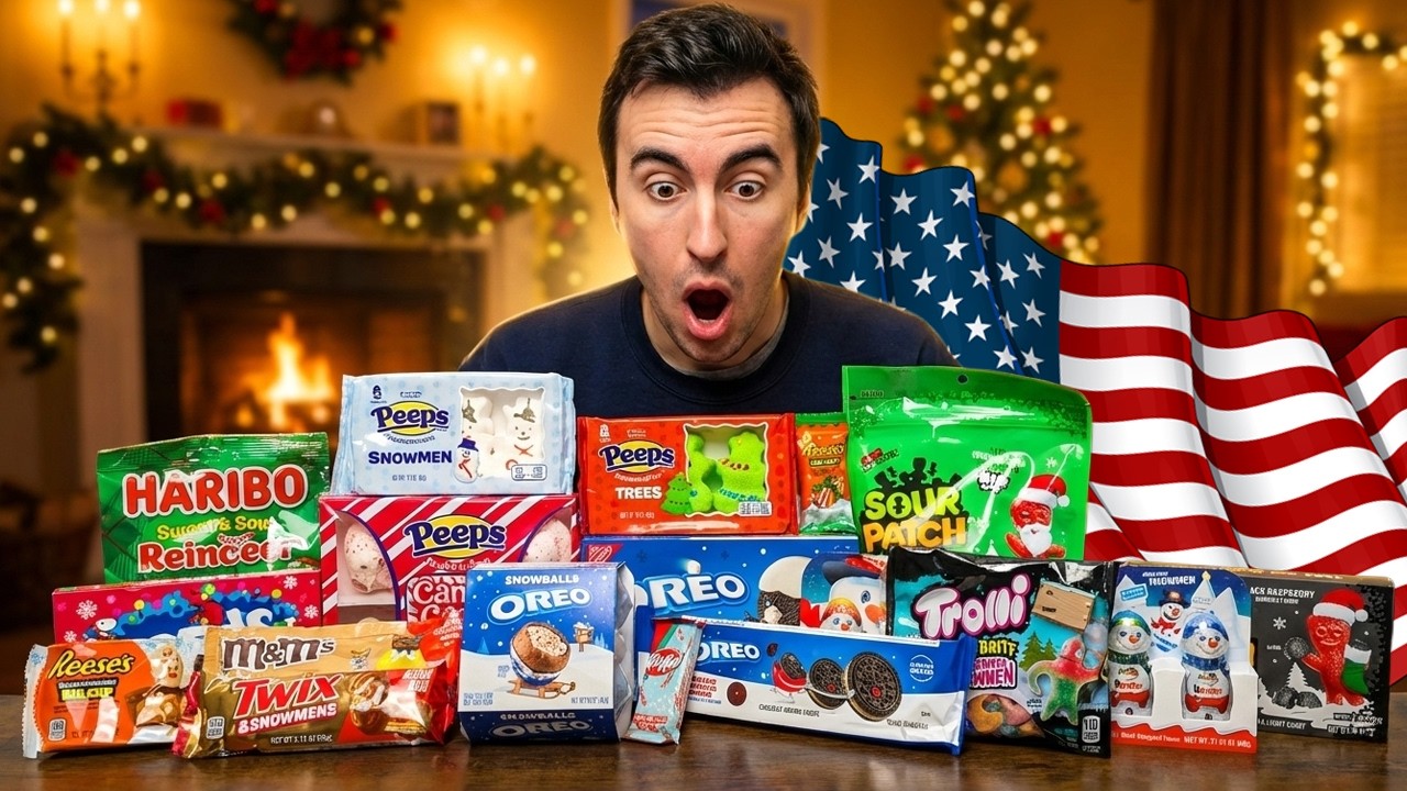 Les bonbons et chocolats les plus INSOLITES de Noël aux USA