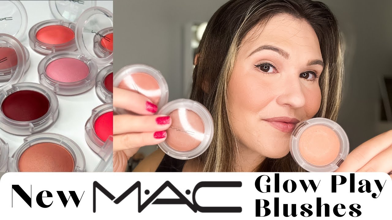 ✨ОБНОВЛЕННЫЕ РУМЯНА MAC✨ Тестируем новые оттенки румян GLOW PLAY CUSHIONY