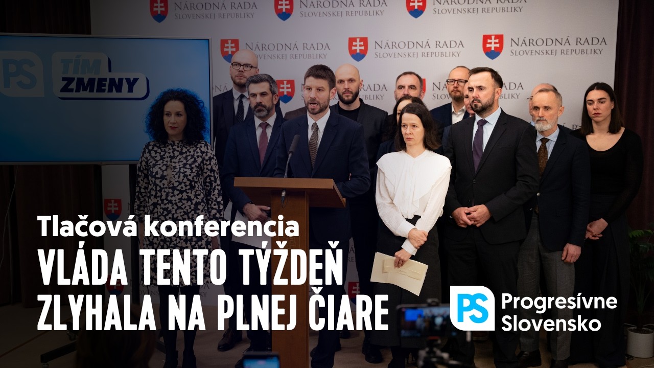 Tím zmeny: Čo sa nezmestilo na vládu | Tlačová konferencia PS, 4. február 2026
