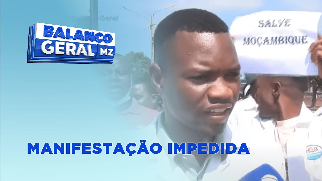 Grupos de Enfermeiros Impedidos de se Manifestar em Marcha Pública na Beira