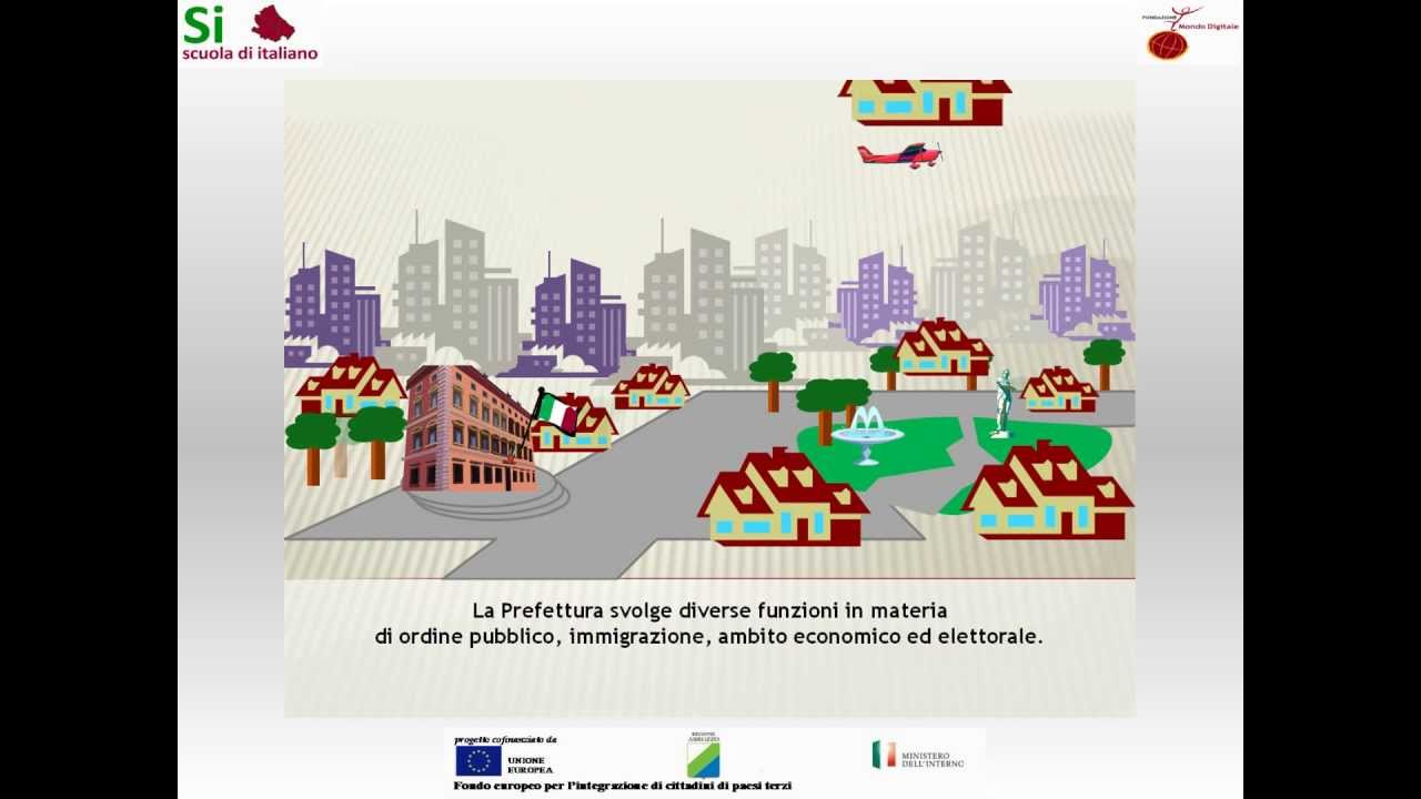 6 - Il ruolo della prefettura in Italia - Scuola di italiano