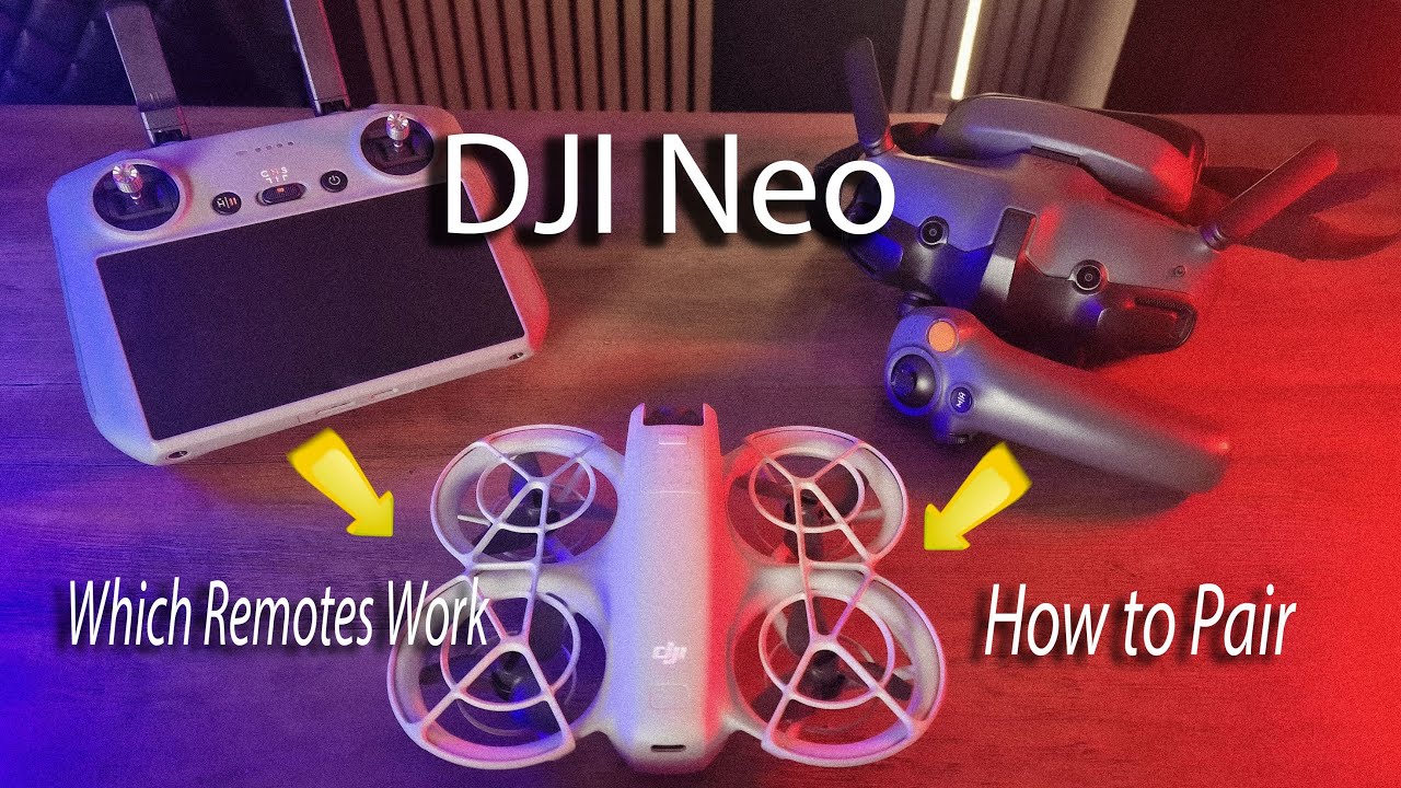 Какие пульты дистанционного управления работают с DJI Neo и как подключить RC2 или Goggles 3