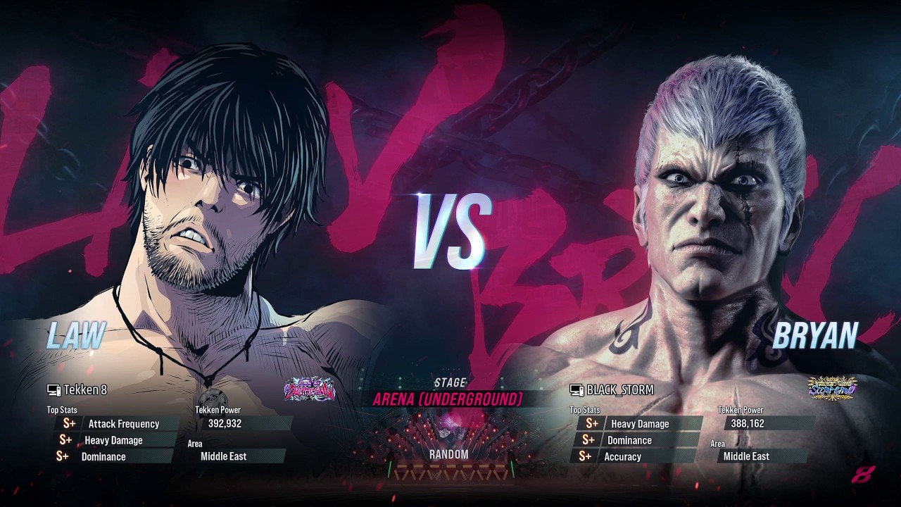 BSK (Law) VS Black_Strom (Bryan) Tekken 8 Ranked