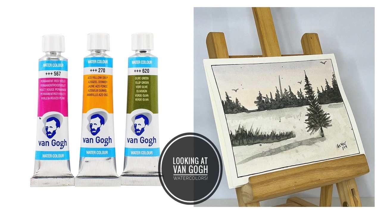 Demo & Review! Van Gogh Watercolors