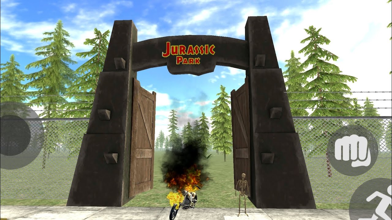 The Jurassic Park vs The kankal 🔥🔥🔥 || Indian bike driving 3d game 