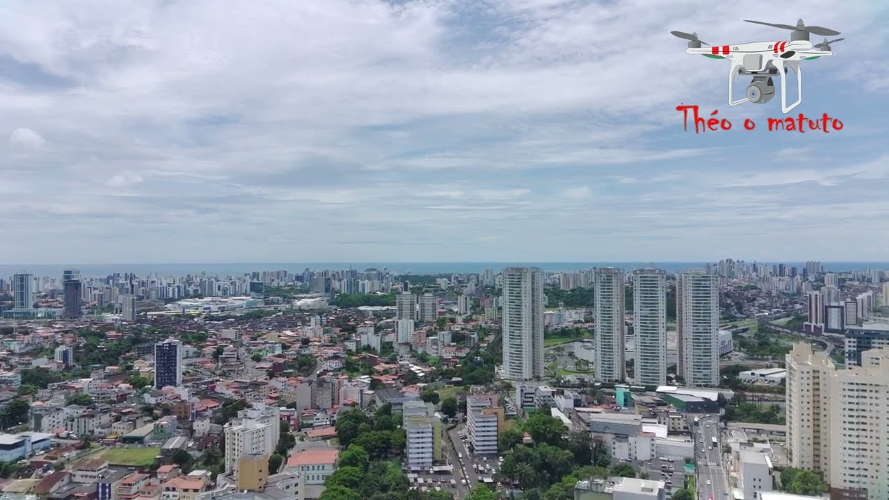 Fizemos um voo panorâmico saindo da Silveira Martim no Cabula, Fimi X8