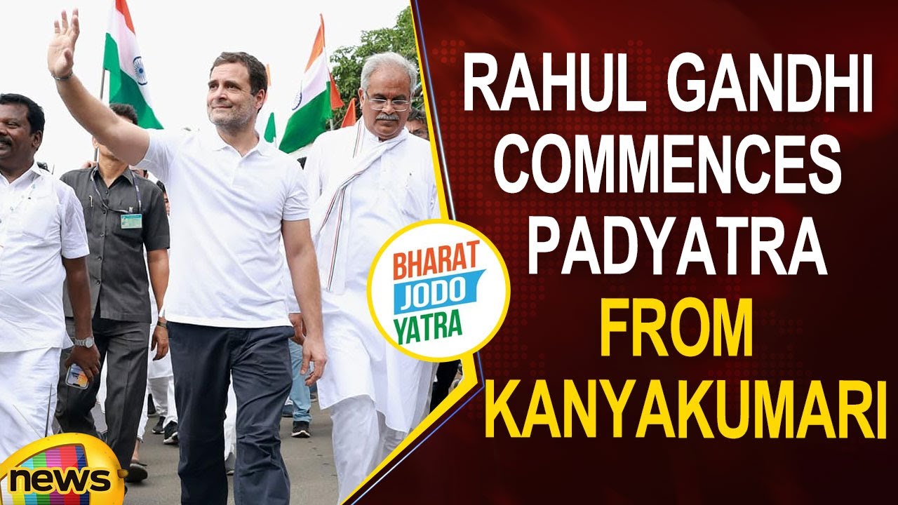 Bharat Jodo Yatra: Rahul Gandhi Commences Padyatra From Kanyakumari | Congress | Mango News