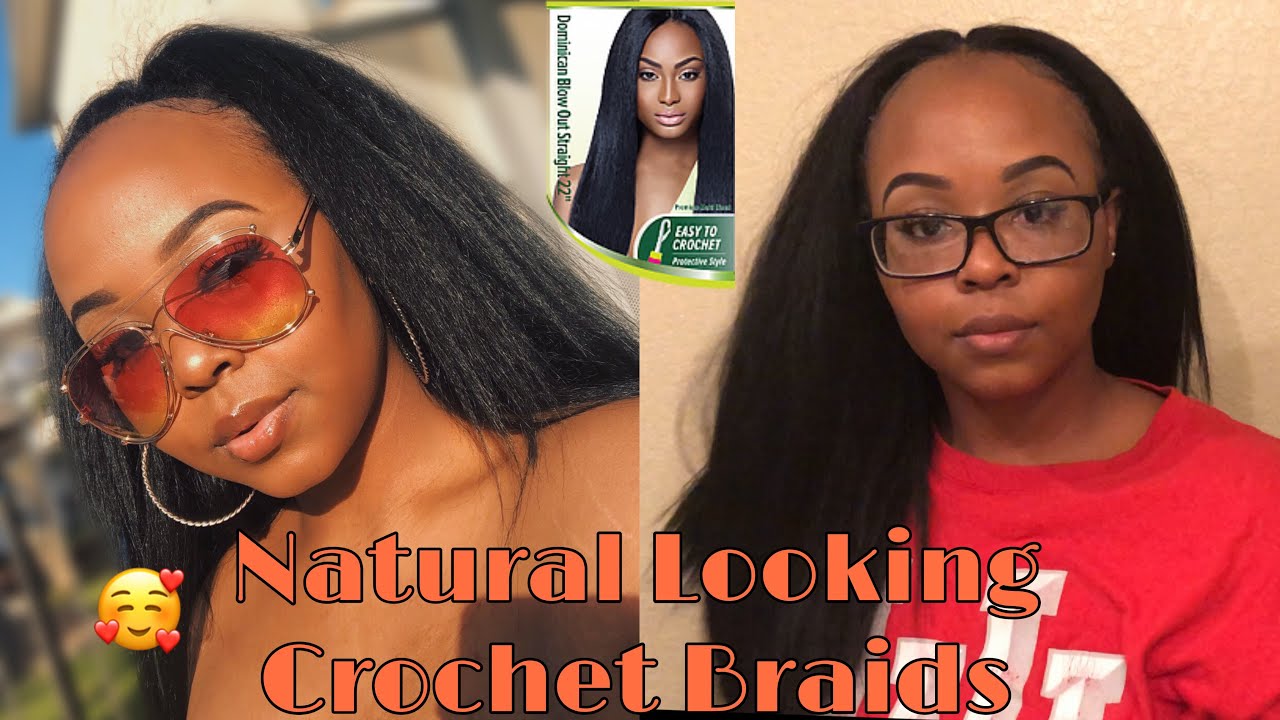 Natural looking Crochet Braids ~ Outre Xpression Dominican Blow Out Straight