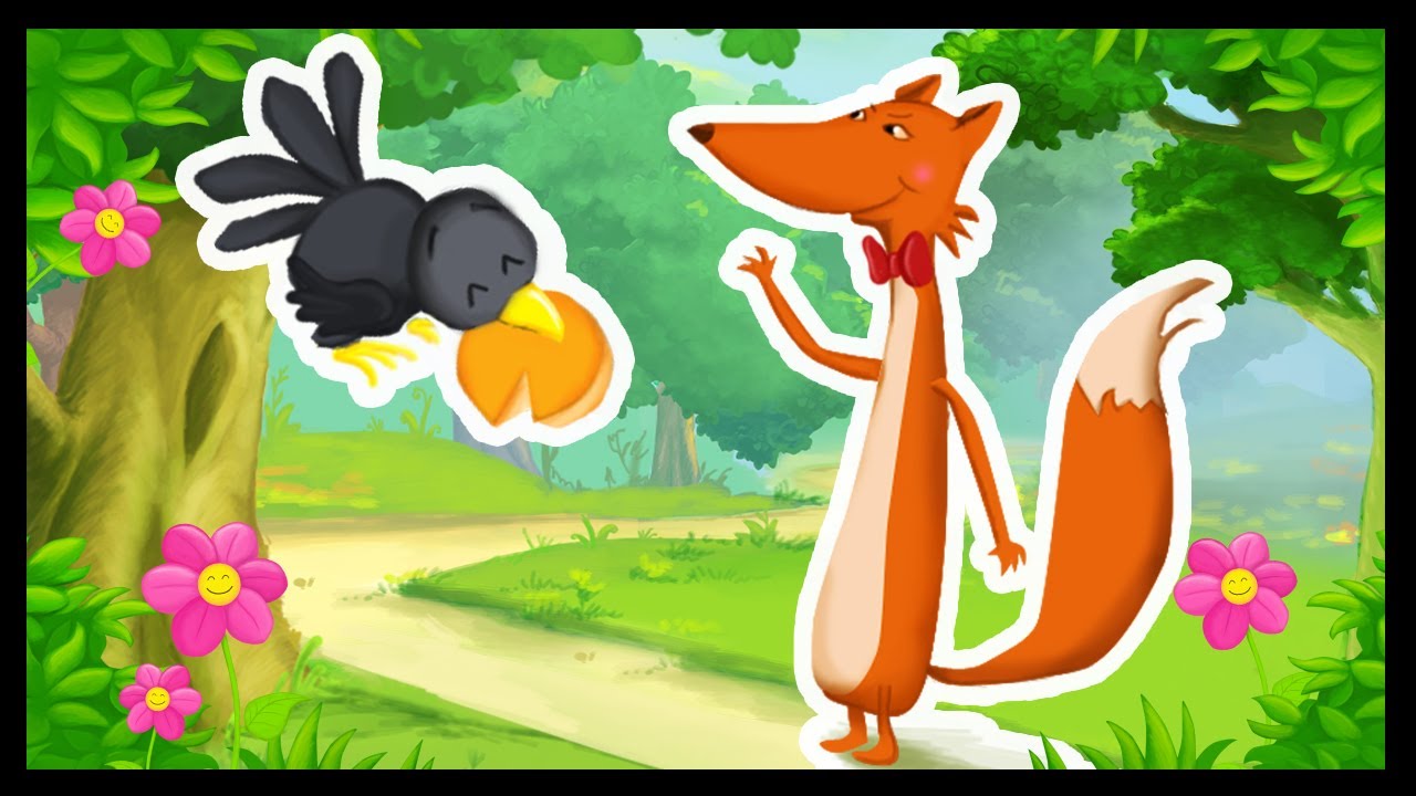Le corbeau et le renard - Fables de la fontaine en chansons Titounis !