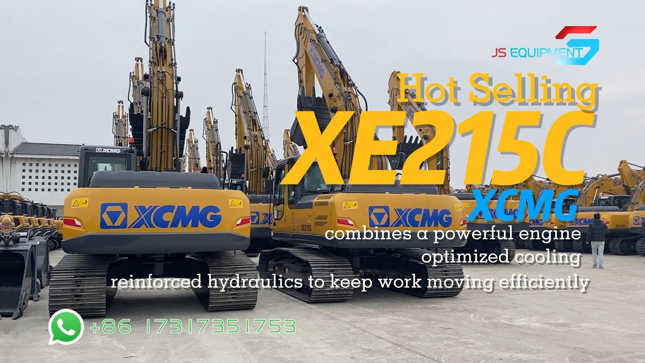 XCMG Hot Selling Model XE215C Crawler Excavator